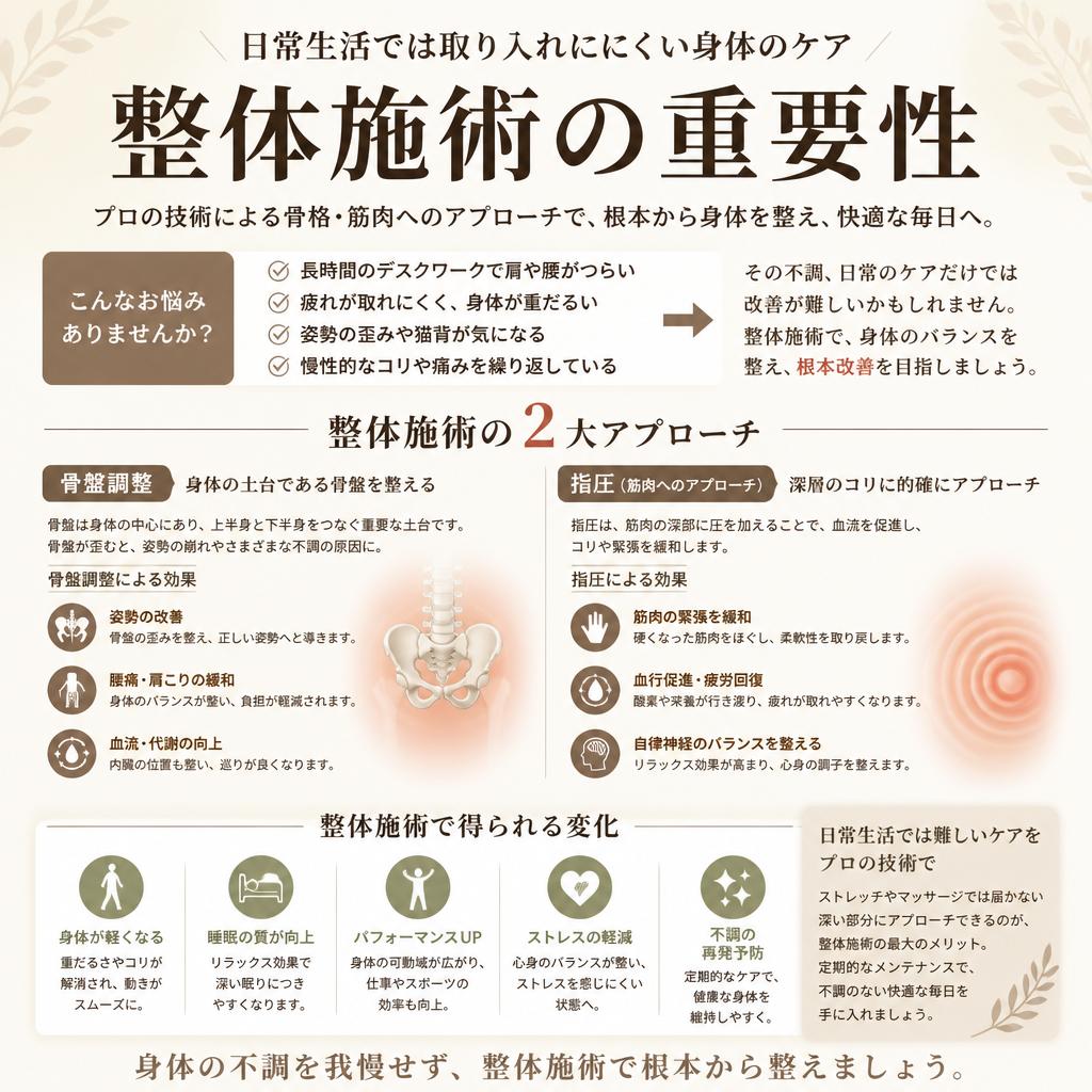 整体施術の重要性