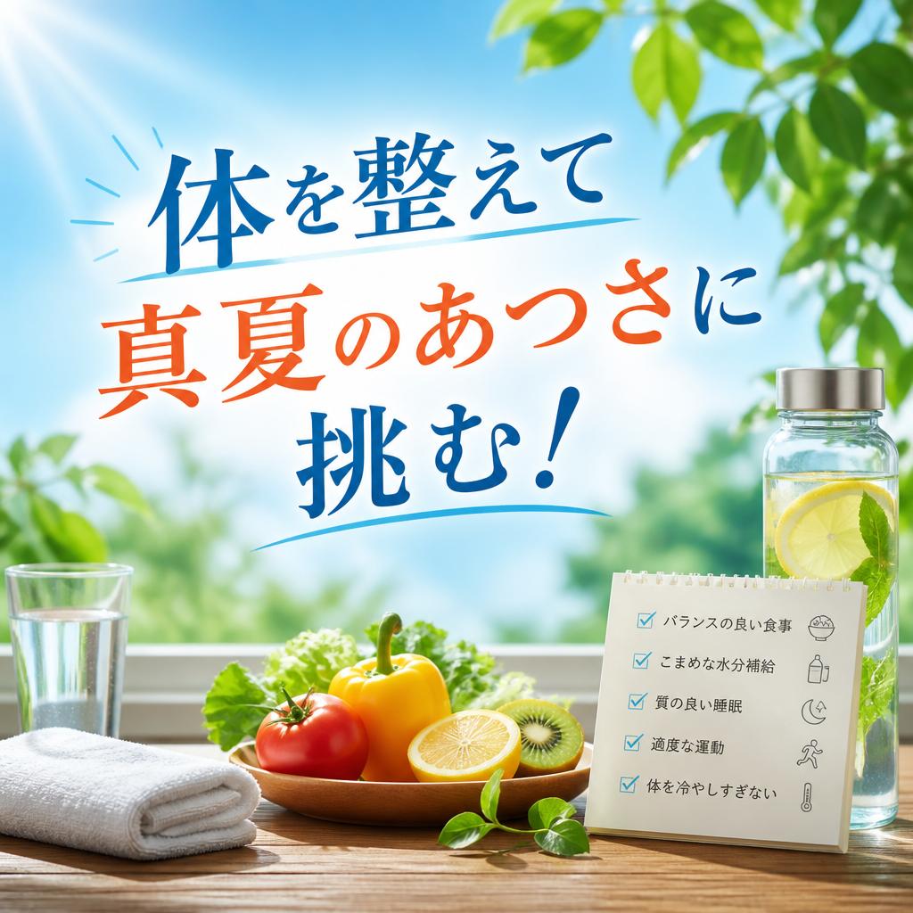 体を整えて真夏のあつさに挑む！