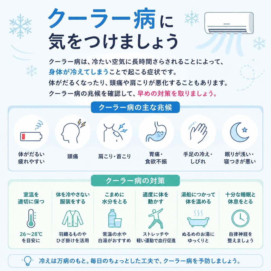 クーラー病をチェックしよう
