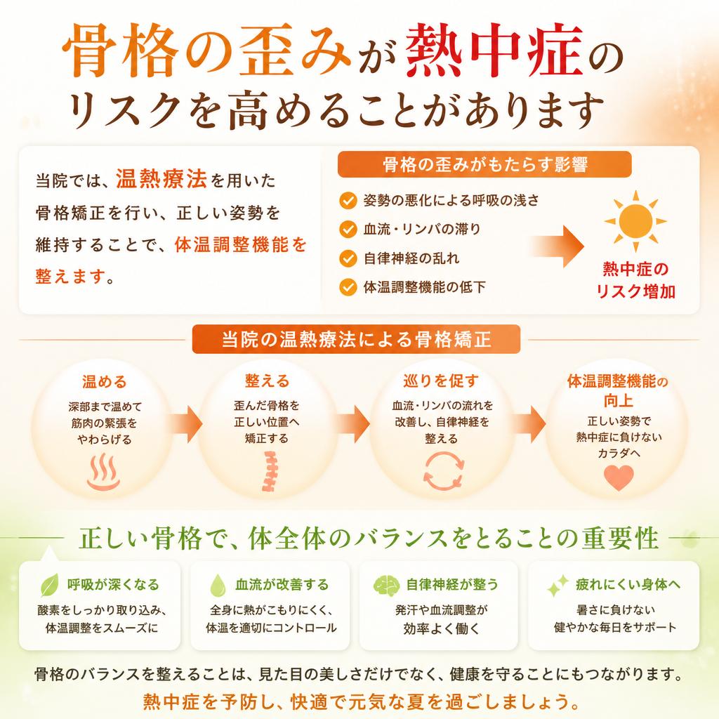 骨格矯正で心身のバランスを整える